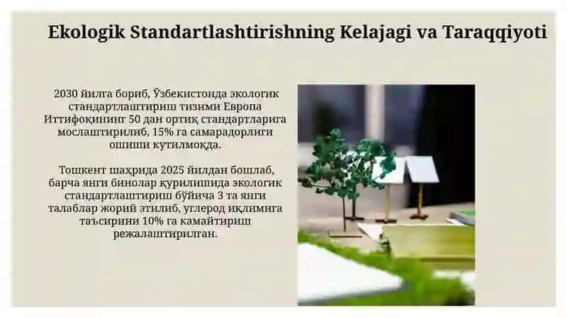 Ekologik Standartlashtirishning Kelajagi va Taraqqiyoti 3