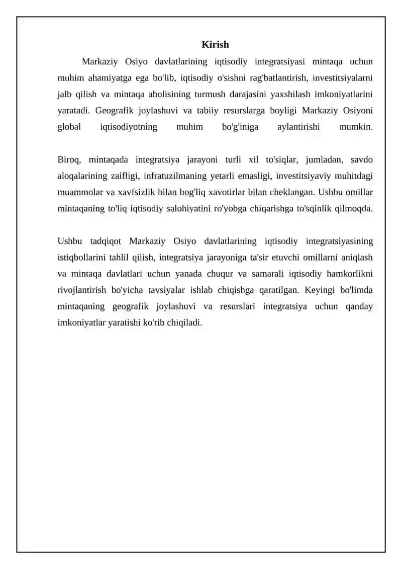 Integratsiya istiqbollari: Imkoniyatlar va to'siqlar 3