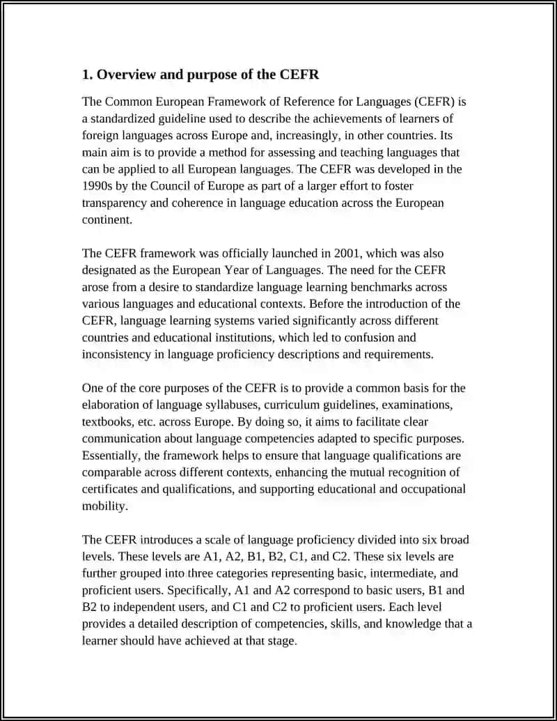 INTRODUCTION TO THE CEFR SYSTEM 3