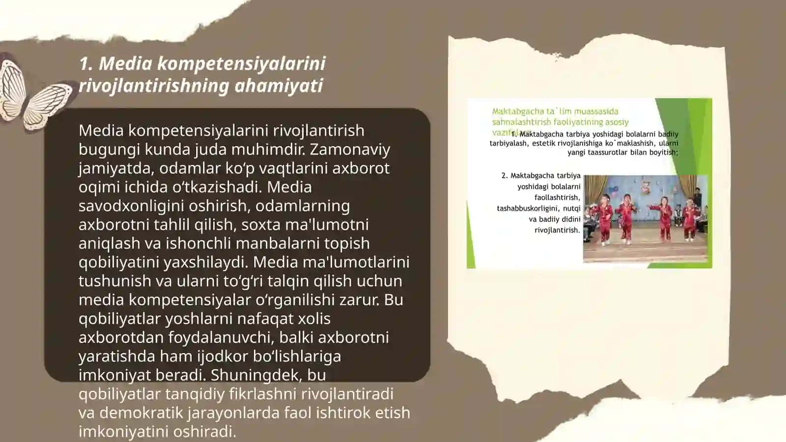 STEAM talim texnologiyasini qo‘llashda media kampetentiyasiyalarini rivojlantirish darslarida kuzatish orqali yangi bilim va tushunchalarini shakllantirish 3