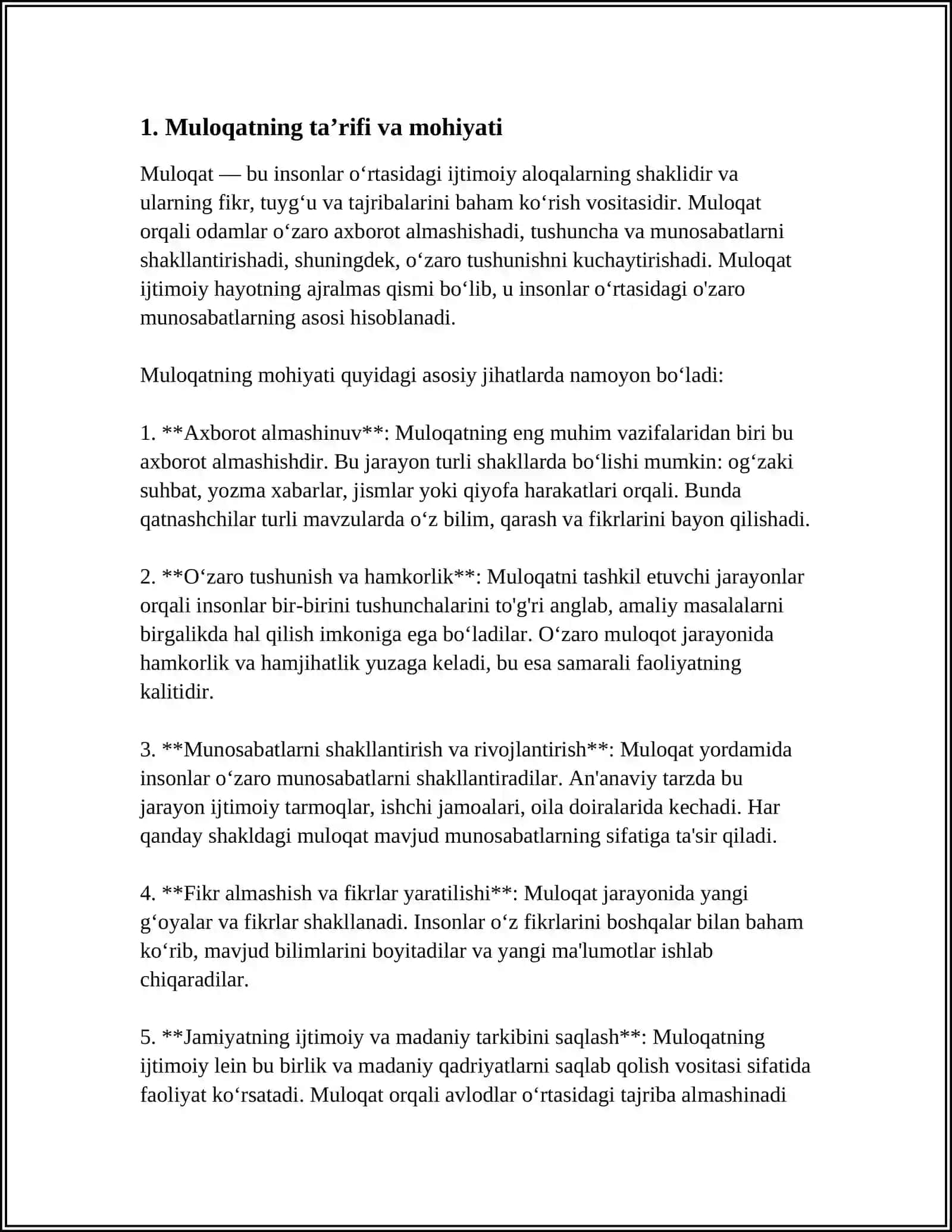 Muloqat Haqida Tushuncha 3