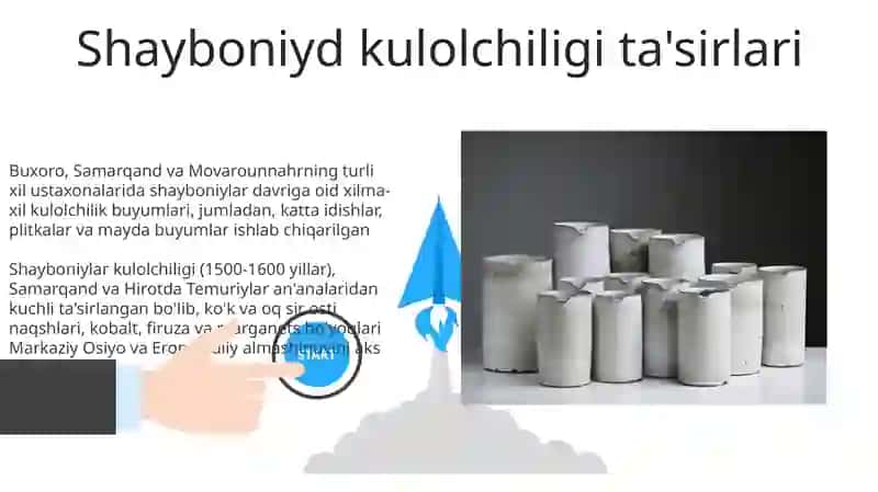 Shayboniylar davrida kulolchilik 3