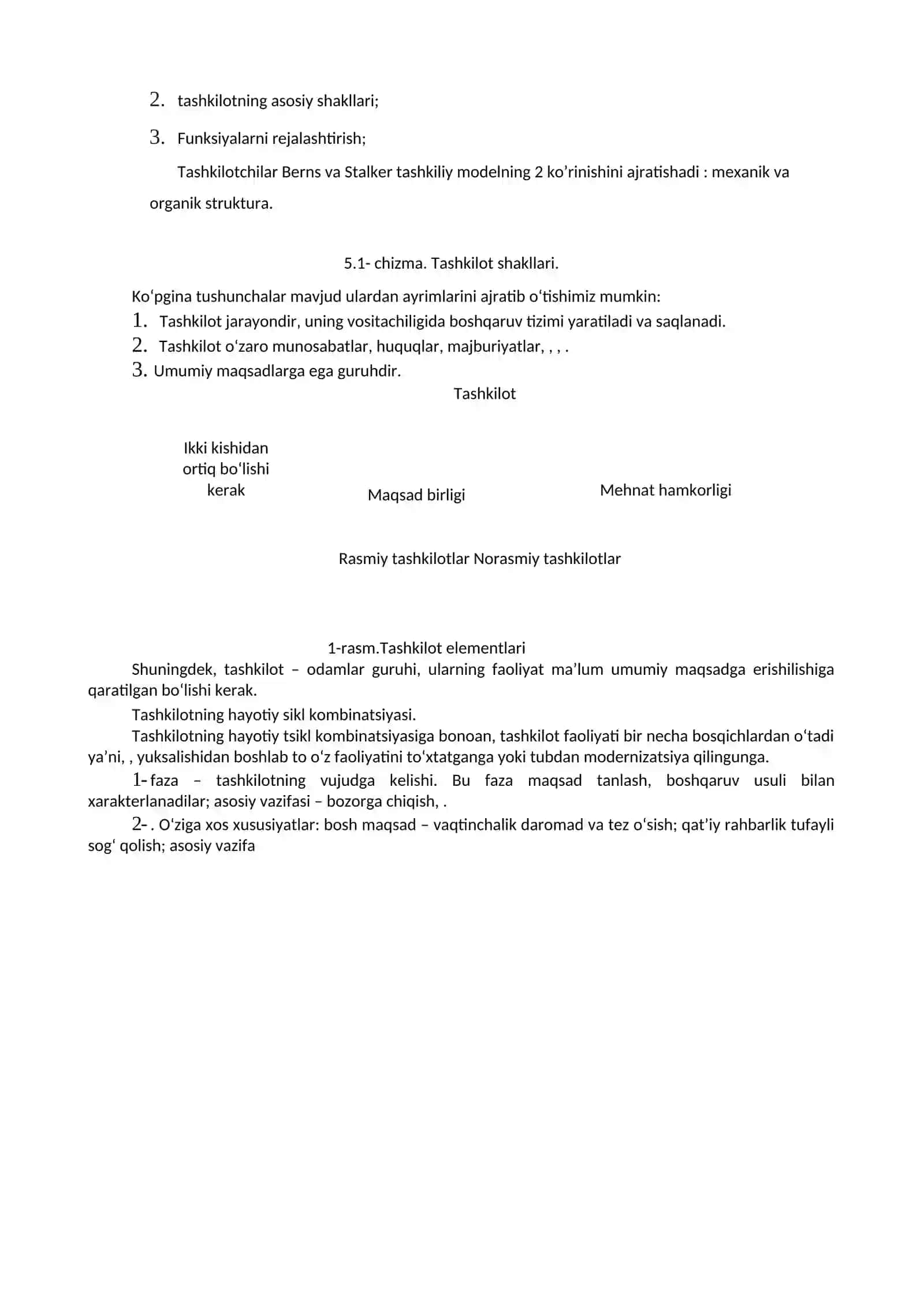Tashkilotlar va ularni boshqarish 3
