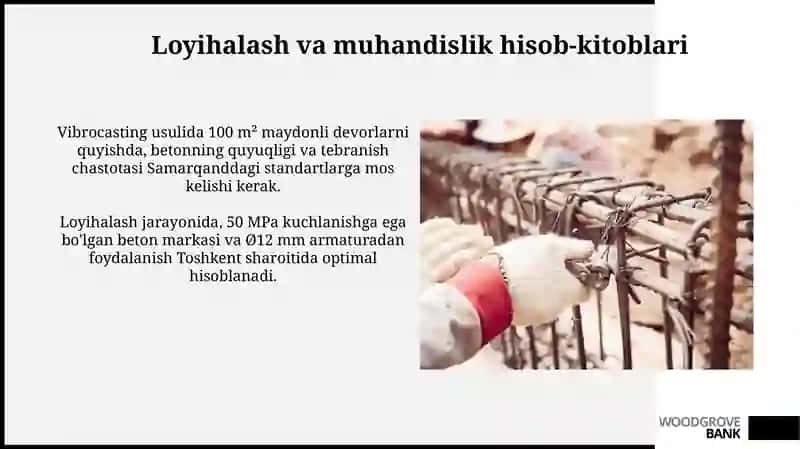 Vibronasadka va sirpanuvchi qoliplash yordamida temir-beton konstruksiyalarni tayyorlash 3
