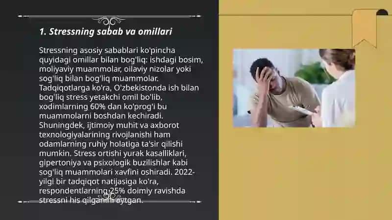 Stressning sabab va omillari 3