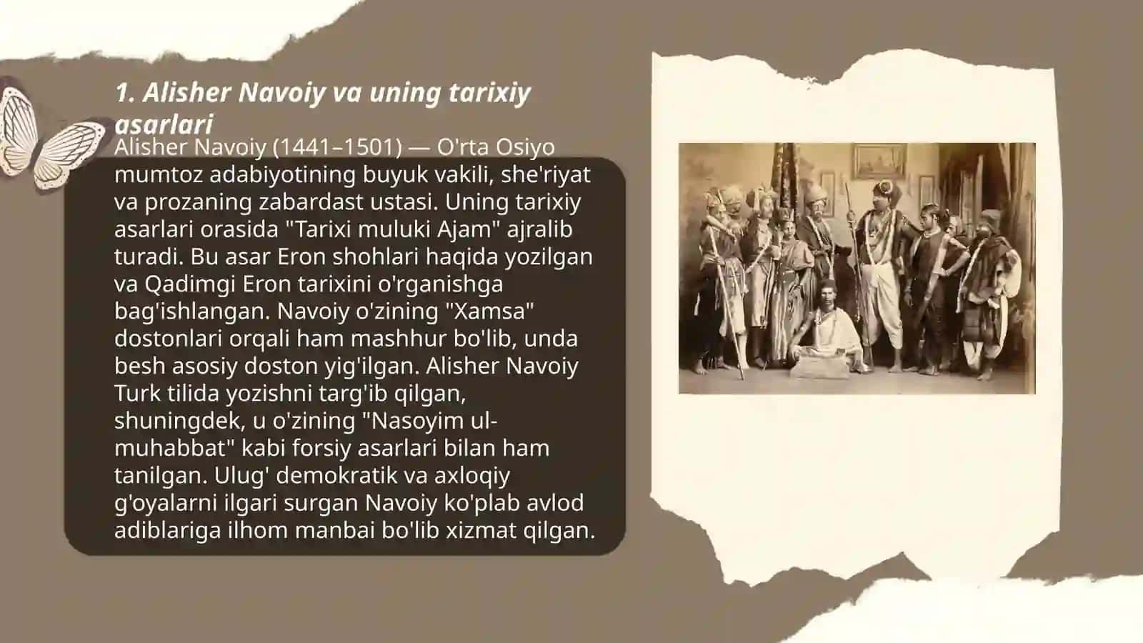 Alisher Navoiy va uning tarixiy asarlari 3