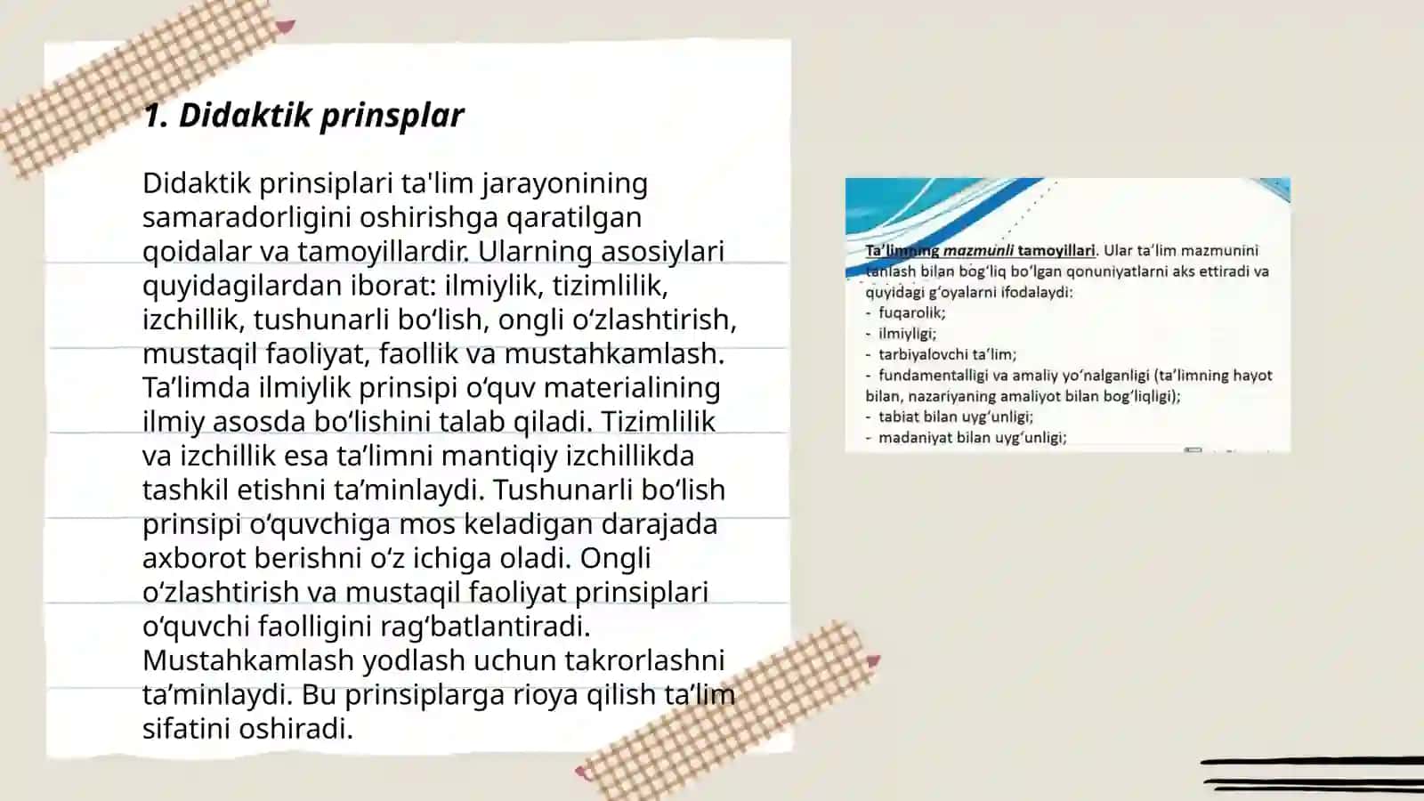Didaktika- pedagogik ta'lim nazariyasi 3