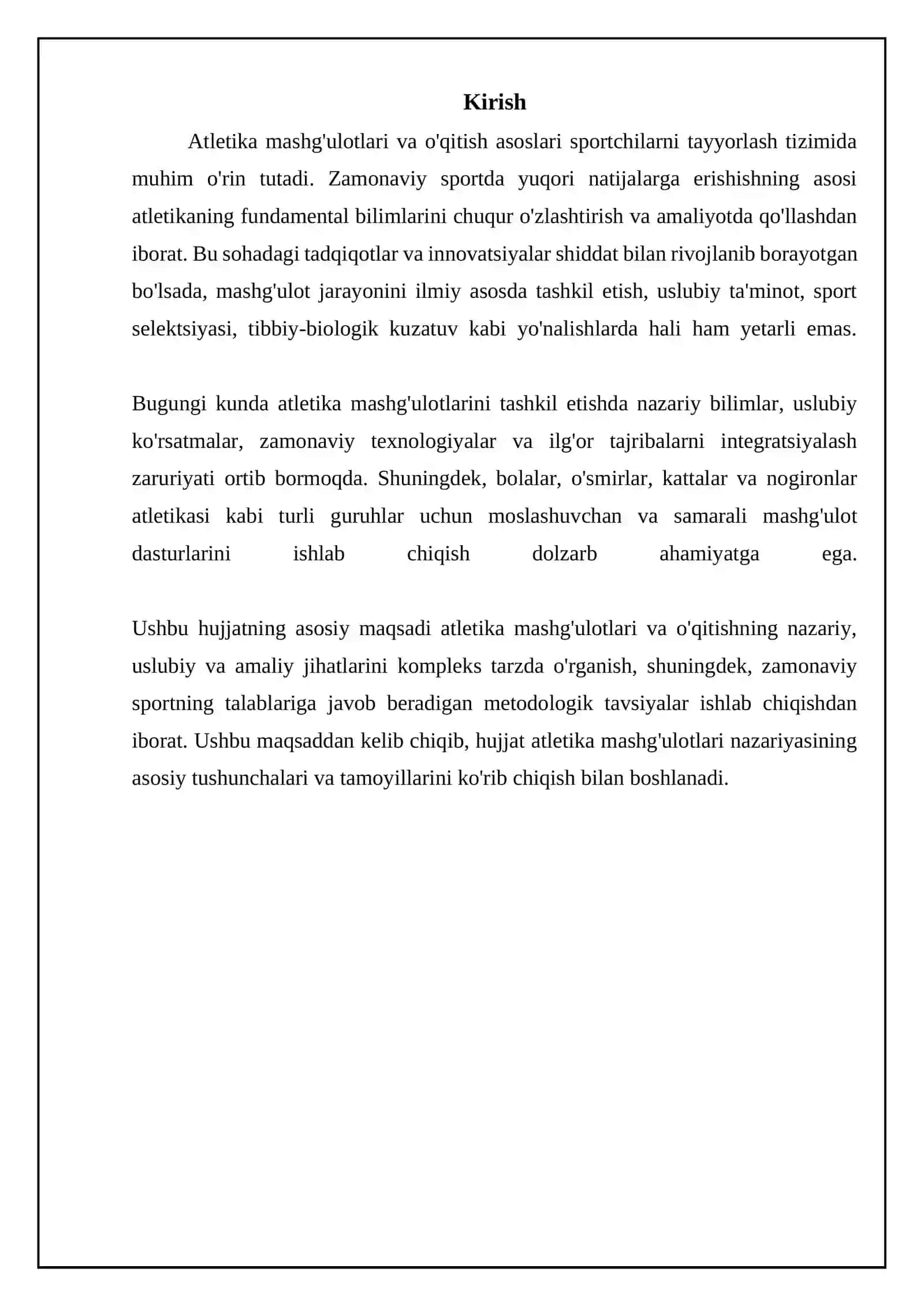 Yengil atletika bilan shugillantrish va uni orgatish asoslari 3