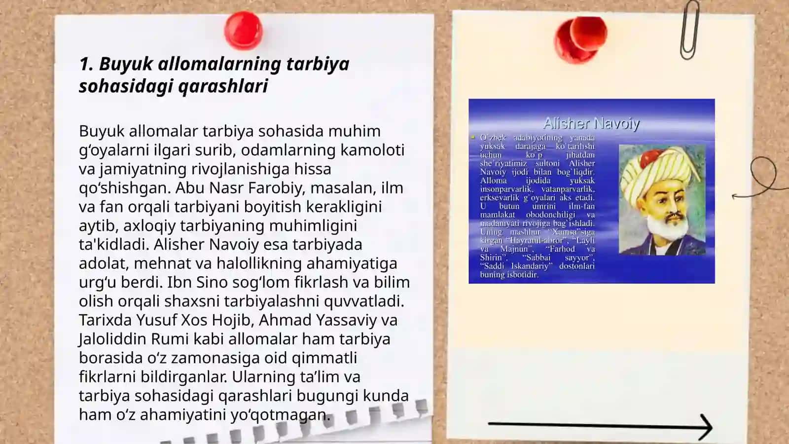 Buyuk allomalar tarbiya haqida 3