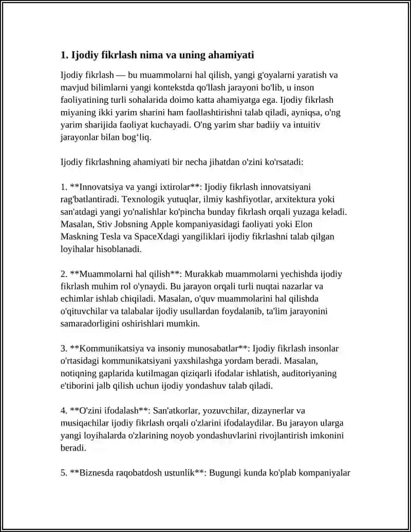 KREATIV FIKRLASH 3