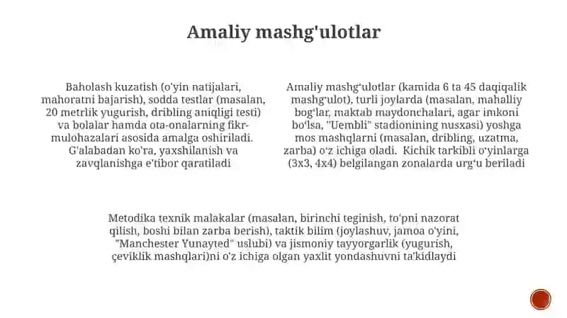 Bolalarga futbolni oʻrgatish metodikasi 3