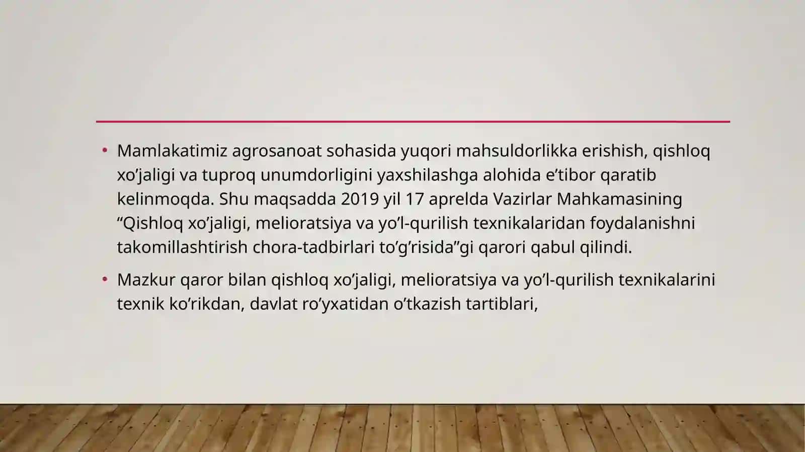 QISHLOQ XO’JALIGI TEXNIKALARIDAN SAMARALI FOYDALANISH 3