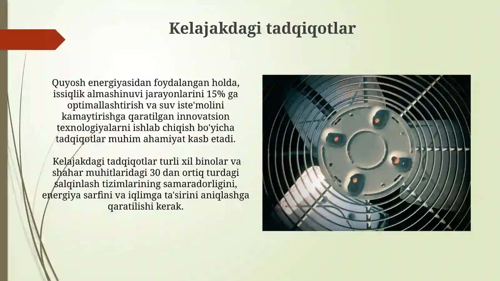 Issiq iqlim sharoyitida isiqlik almashinuvi 3
