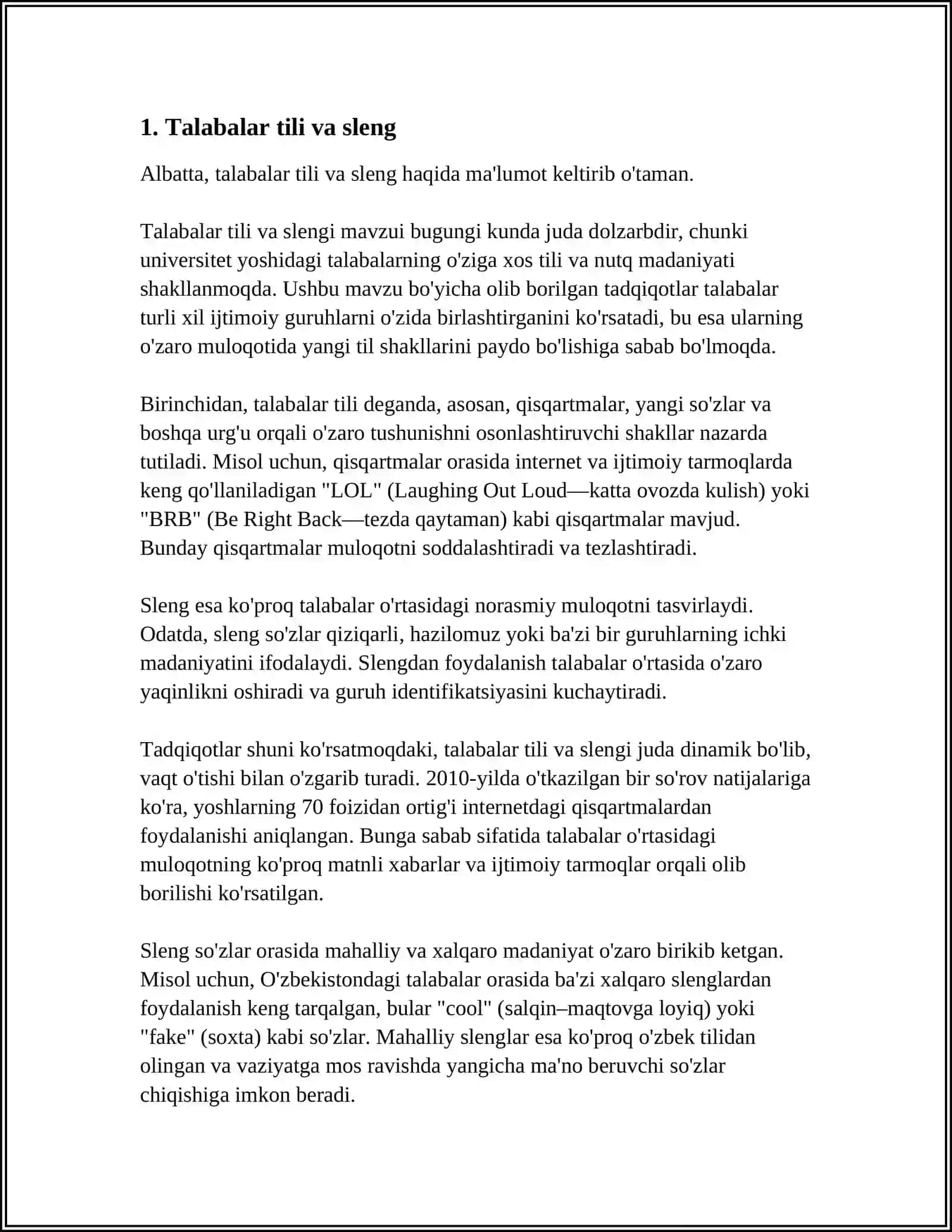 TALABALAR LEKSIKASI 3