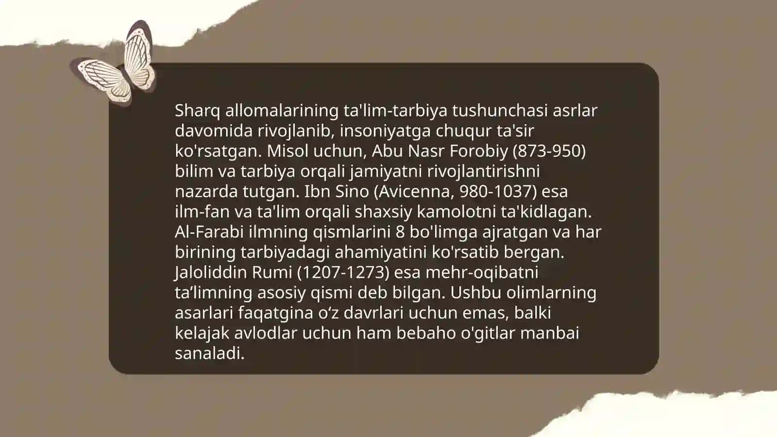 Sharq allomalarining pedagogik qarashlari 3