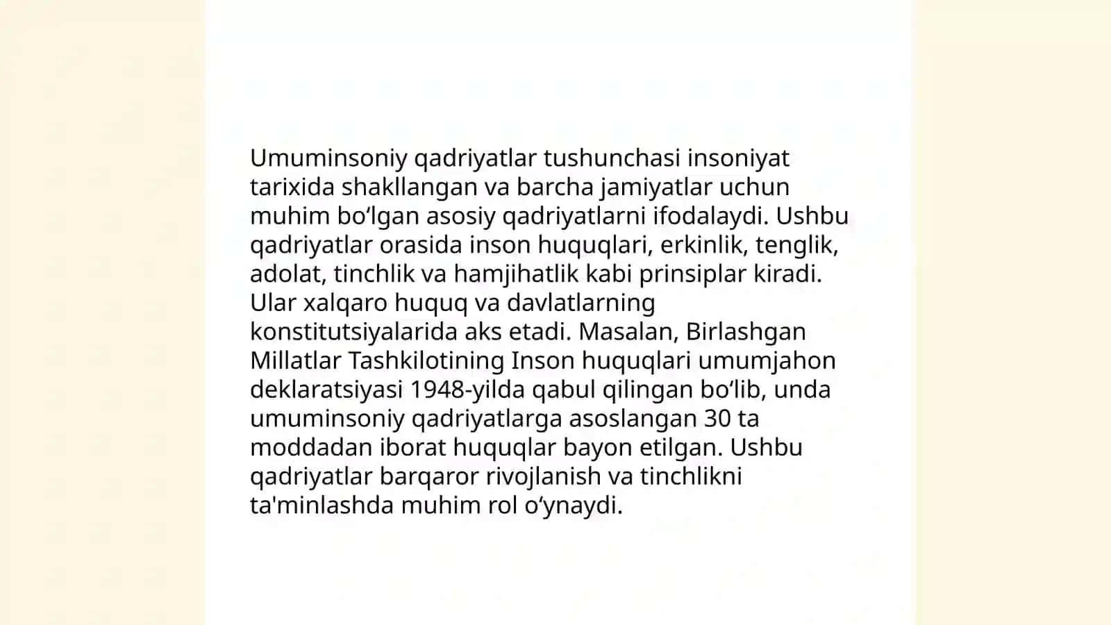 Muloqotni tashkil etishda umuminsoniy qadriyatlarning ustuvorligi 3