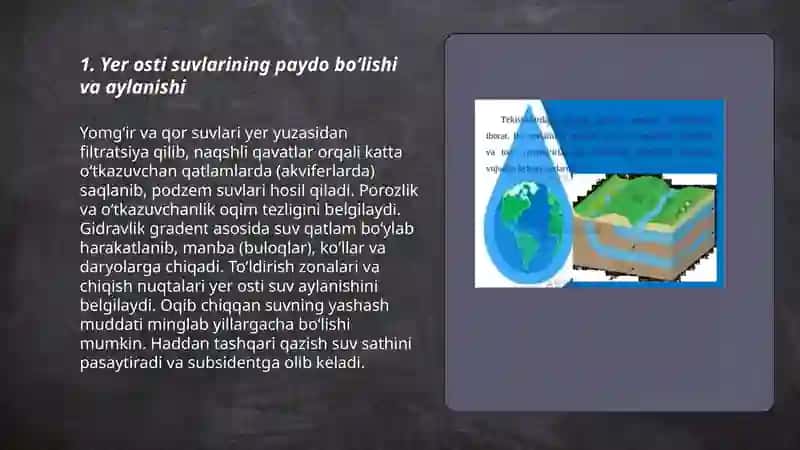 Yer osti suvlari 3