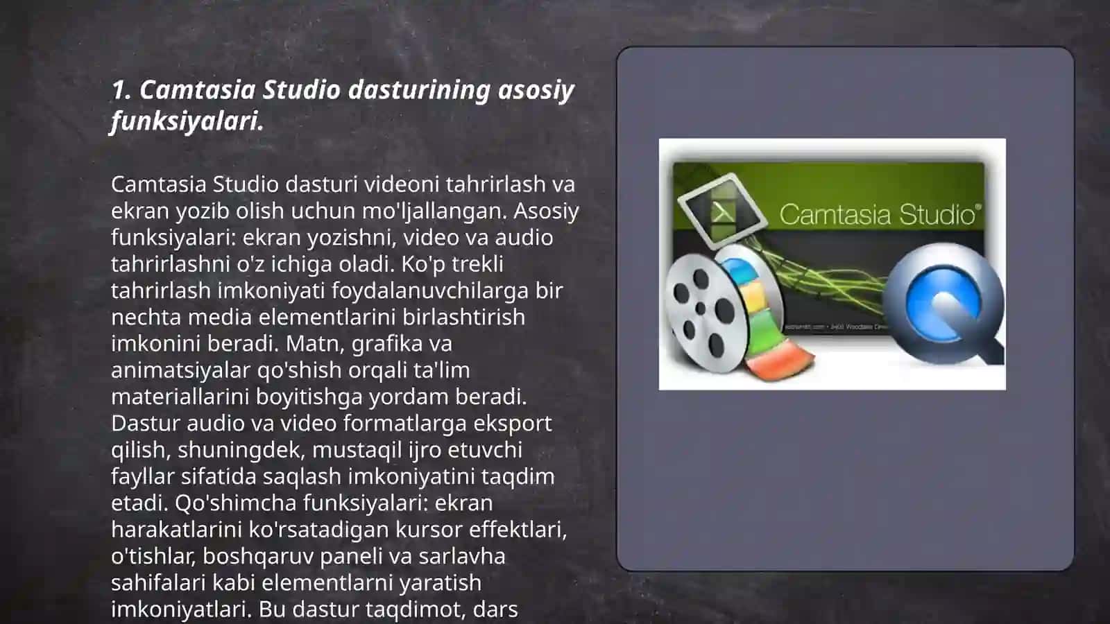 Camtasia Studio 3
