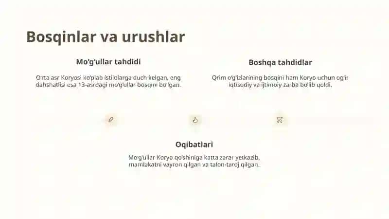 Koreya o'rta asrlarda xayoti 3