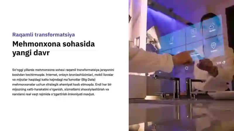 Mehmonxona biznesida daromadlarni boshqarishda raqamli texnologiyalar: CRM, RMS va Big Data 3