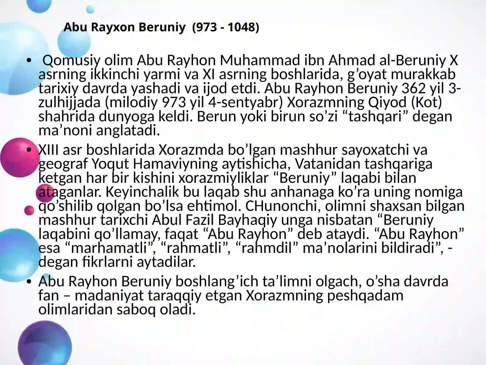 Sharq Uyg’onish davrida pedagogik fikrlarning rivojlanishi. Sharq Uyg’onish davrida ta’limiy-ahloqiy fikrlar rivoji 3