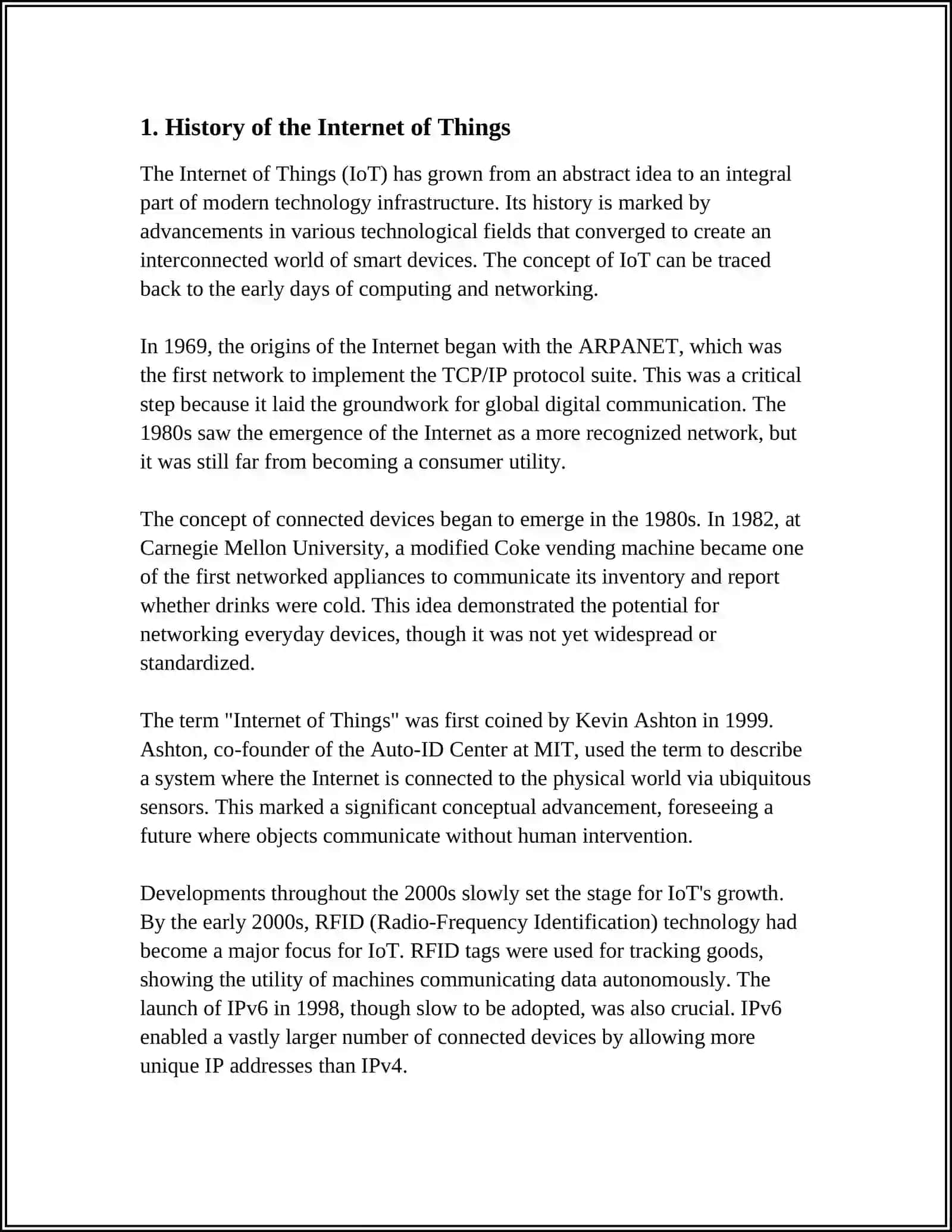 OLD AND NEW: THE INTERNET OF THINGS 3