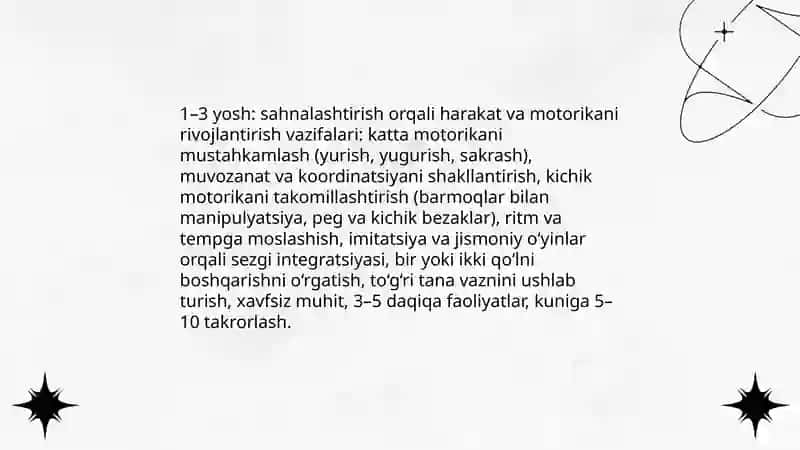 Turli yosh guruhlarida sahnalashtirish faoliyatining vazifalari 3