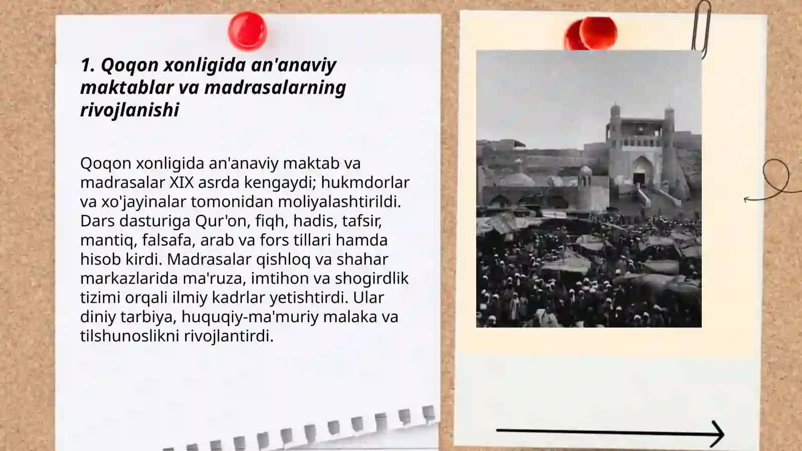 Qoqon,Xiva xonligi va Buxoro amirligida maorif taraqqiyoti 3