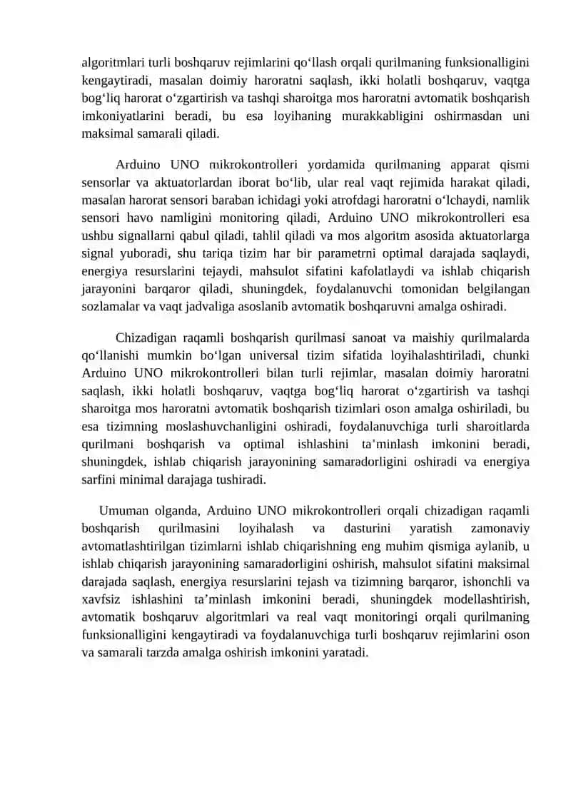 Arduino UNO mikrokontrolleri orqali chizadigan raqamli boshqarish qurilmasini loyihalashtirish va dasturini yaratish 3