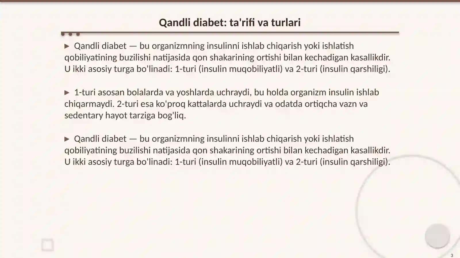 Bolalarda qandli diabet kasalligi kechishida psixologik buzilishlar 3