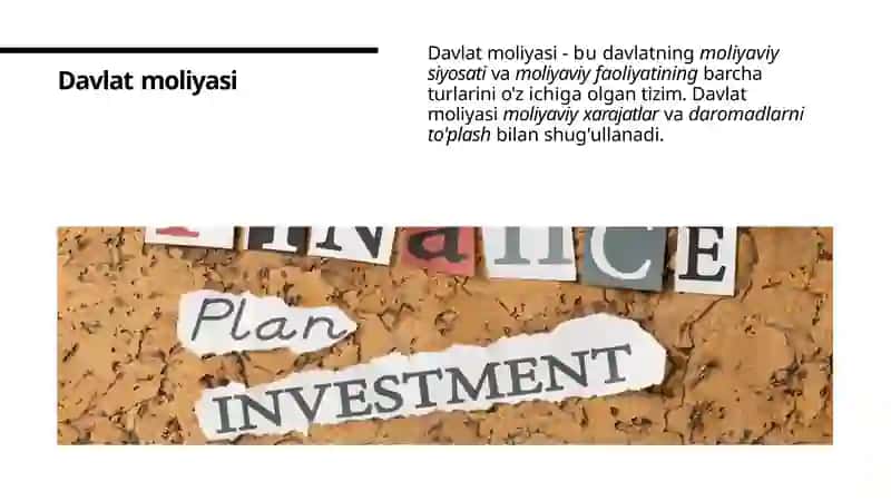 Davlat moliyasi va unishka lantiruvchu omillar 3