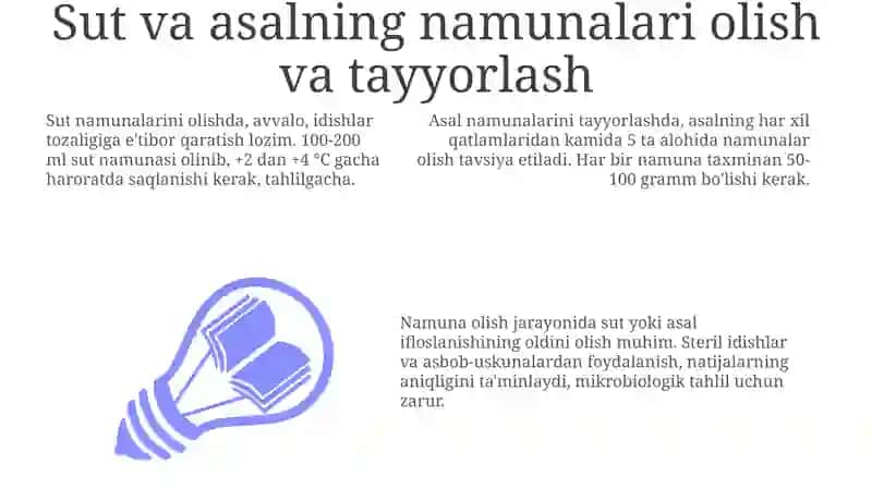 Sut va asalning analitik aniqlanishi 3