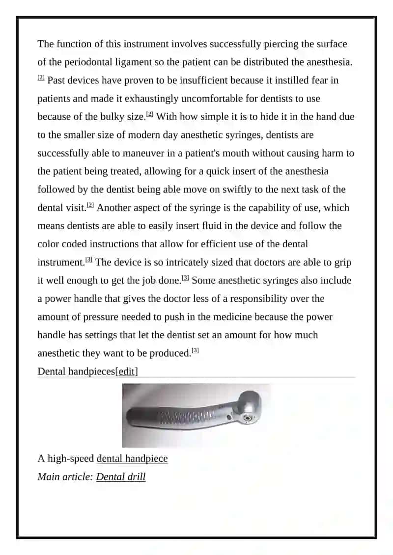 Dental instruments 3