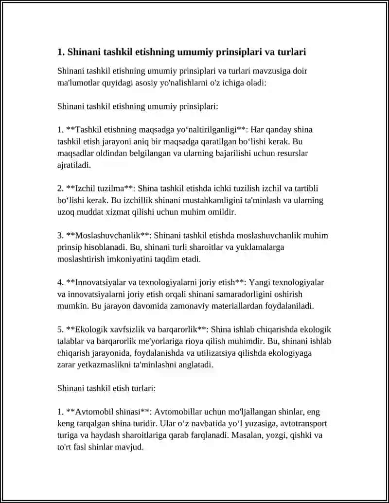 MIKROPROTSESSOR TIZIMLARIDA SHINANI TASHKIL ETISH 3