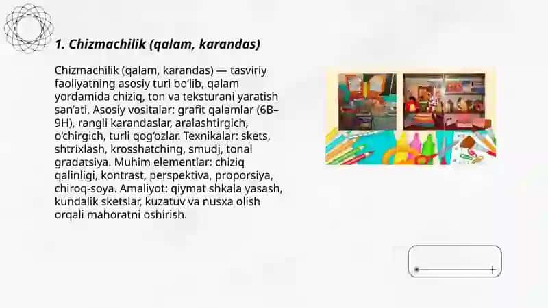 Chizmachilik (qalam, karandas) 3