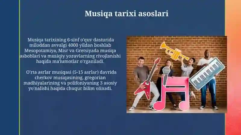 6-sinf musiqa fanidan mavzularniyoritish 3