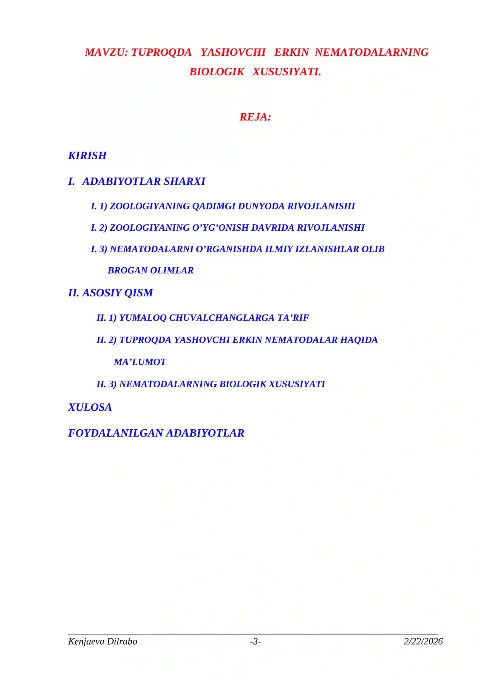 TUPROQDA YASHOVCHI ERKIN NEMATODALARNING BIOLOGIK XUSUSIYATI 3