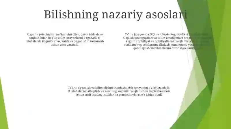 Ta'Lim Jarayonida O‘Quvchilarda Kognitivlikni Shakillantirish 3