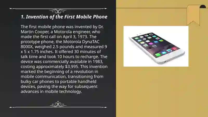 History of mobile phone 3