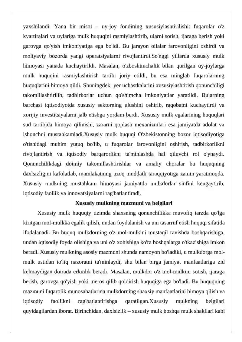 Xususiy mulk 3