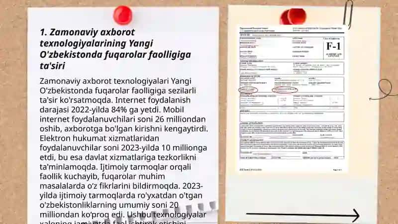 Yangi Õzbekistonda fuqarolarning faollashuvida media va axborotning ahamiyati 3