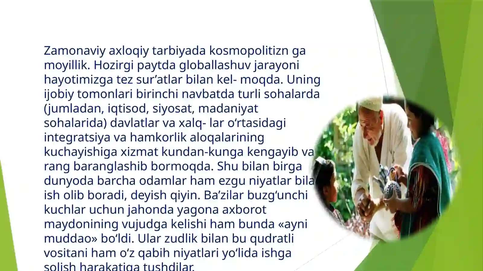 Zamonaviy axloqiy tarbiyada kosmopolitizmga moyillik 3