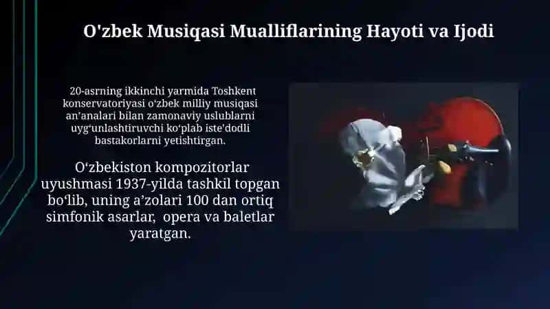 O'zbek Musiqasi Mualliflarining Hayoti va Ijodi 3
