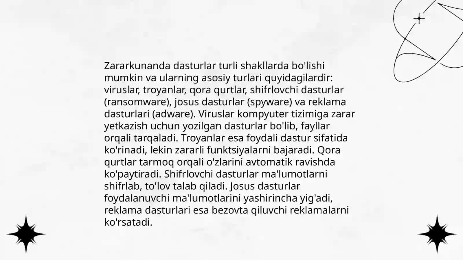 Zararkunanda dasturlar va ulardan himoyalanish 3