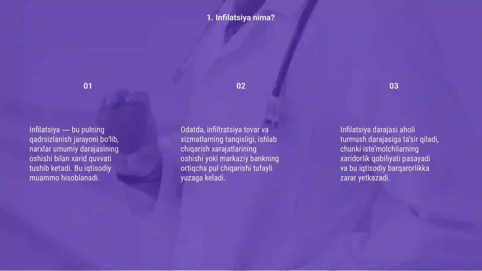 Infilatsiyaga qarshi siyosat 3