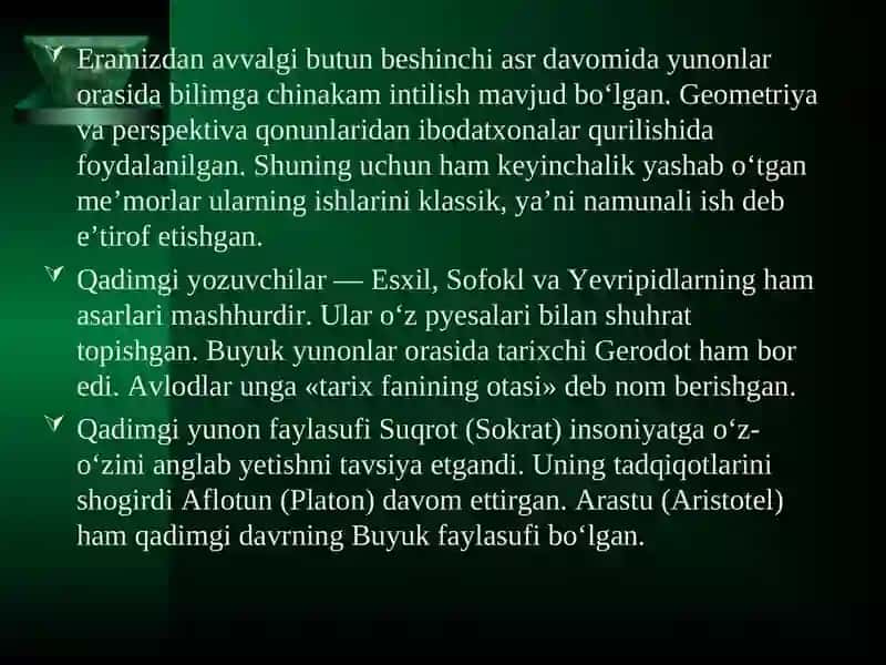 Qadimgi Yunoniston falsafasi 3
