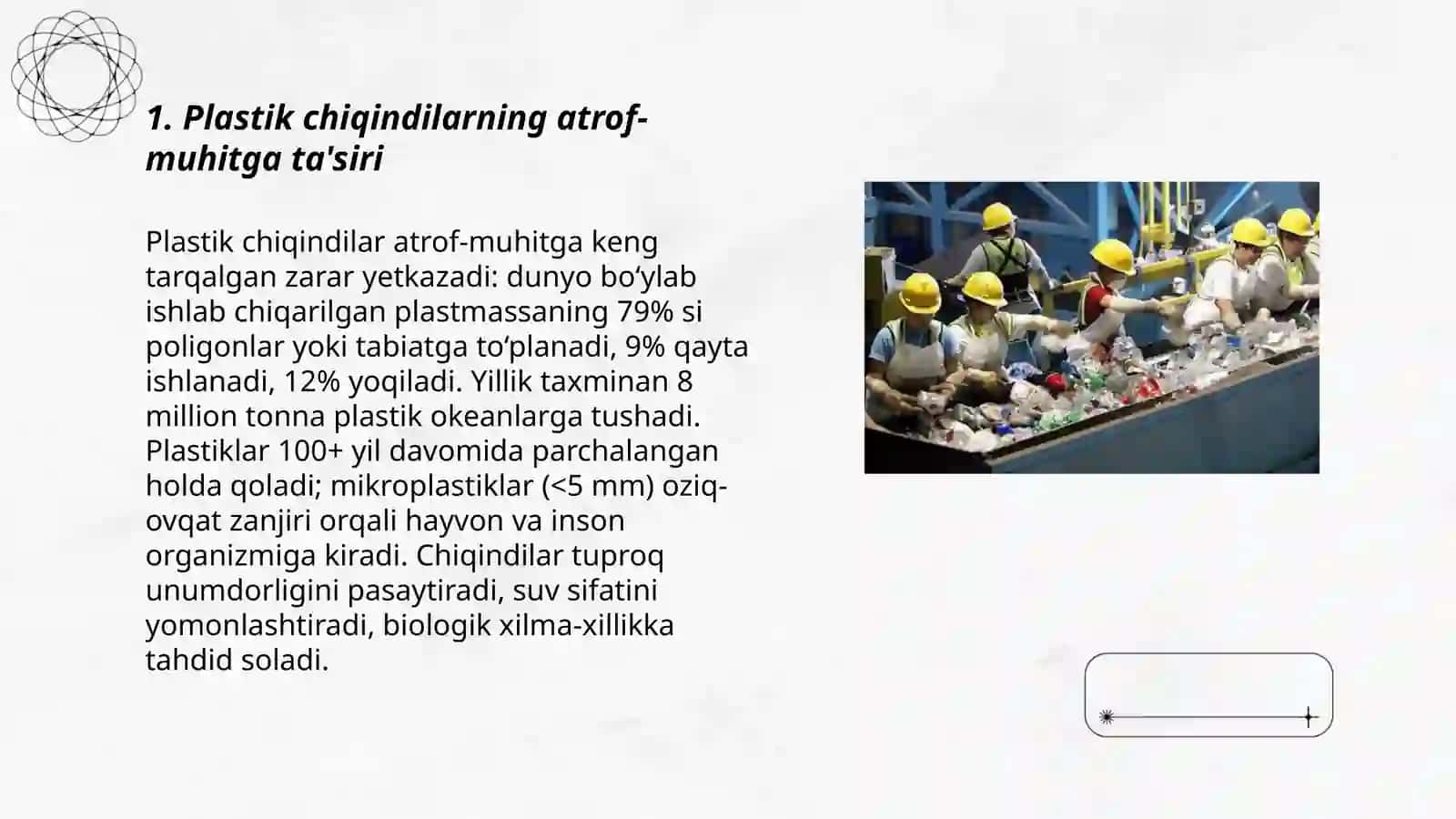 Chiqindilar va plastik muammosi 3