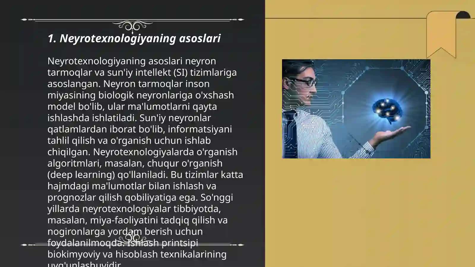 Neyrotexnologiya va sun'iy intellekt 3