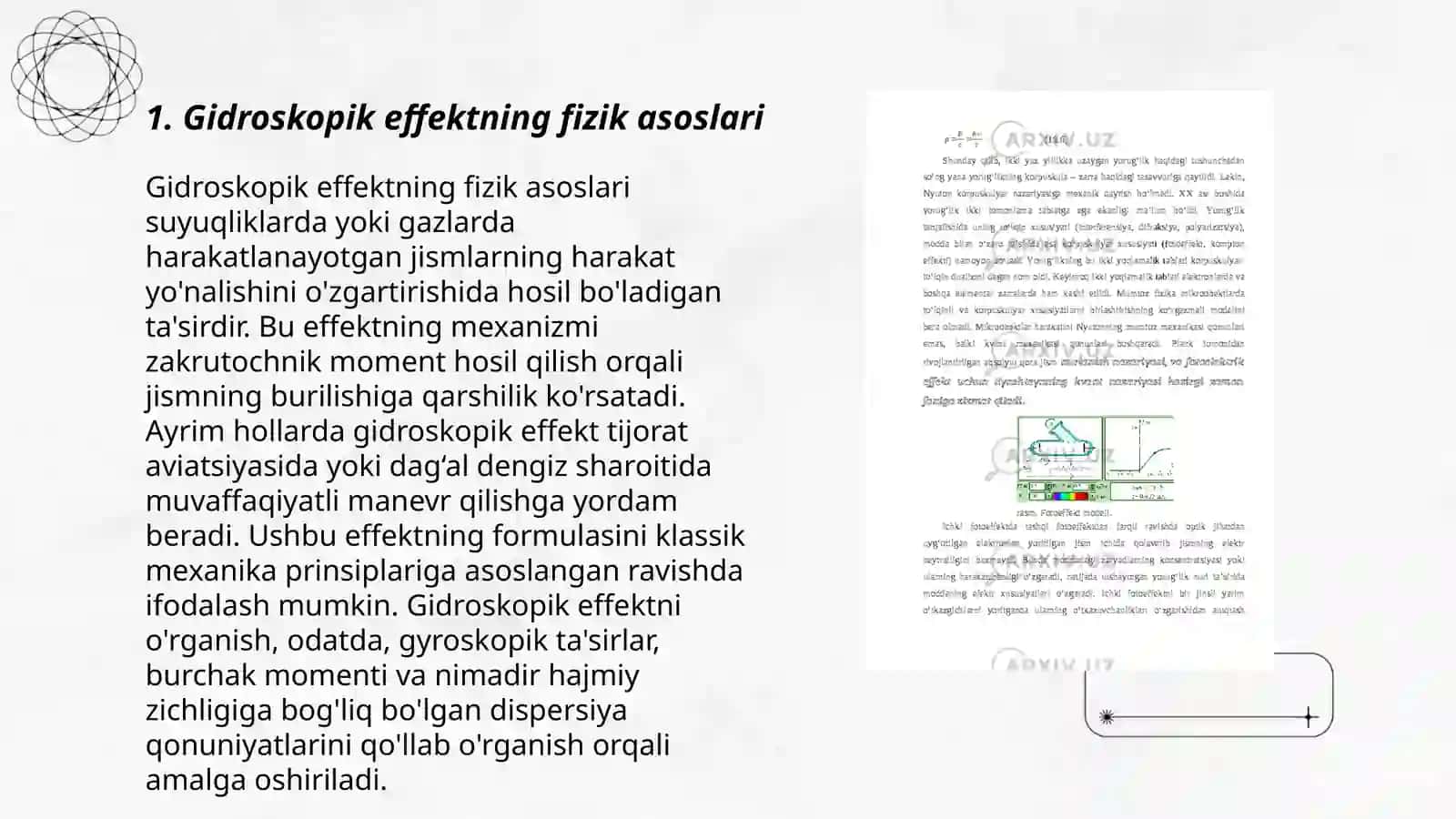 Gidroskopik Effekt va Ung Qõllanishi 3