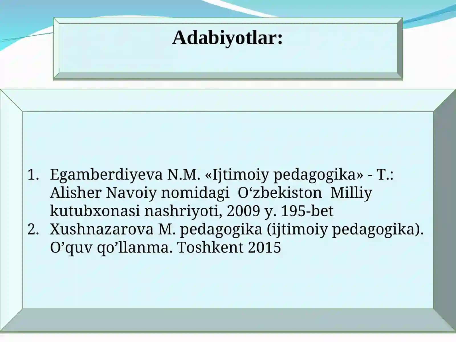 O‘quvchi yoshlar o‘rtasida sog‘lom turmush tarzini shakllantirish – ijtimoiy pedagogik muammo sifatida 3